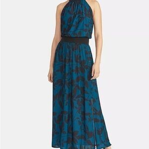 RACHEL Rachel Roy Avena Floral-Print Maxi Dress Blue black large